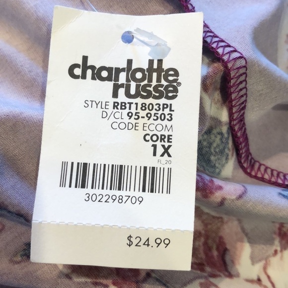 Charlotte Russe Bodysuit Top‎ - Picture 5 of 10